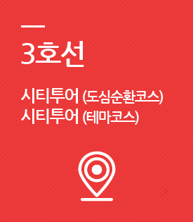 3호선 시티투어(도심순환코스) 시티투어(테마코스)